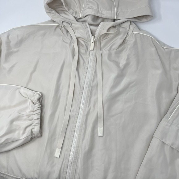 Alo Yoga Legion Reversible‎ Jacket Parka Hoodie Womens Medium Logo